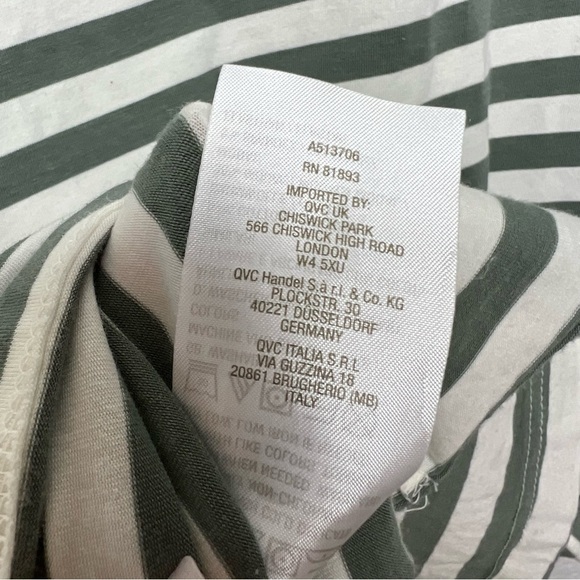 Candace Cameron Bure Striped Long Sleeve Top - Picture 6 of 7